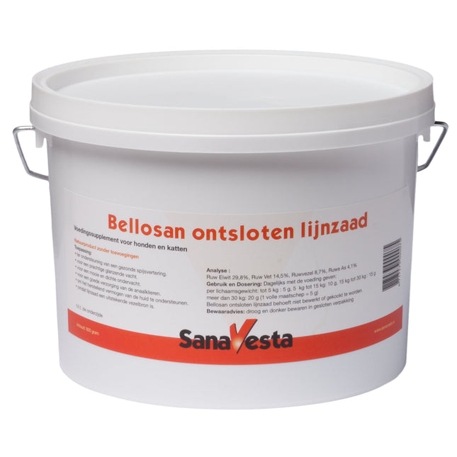 Bellosan ontsloten lijnzaad supplement voor honden