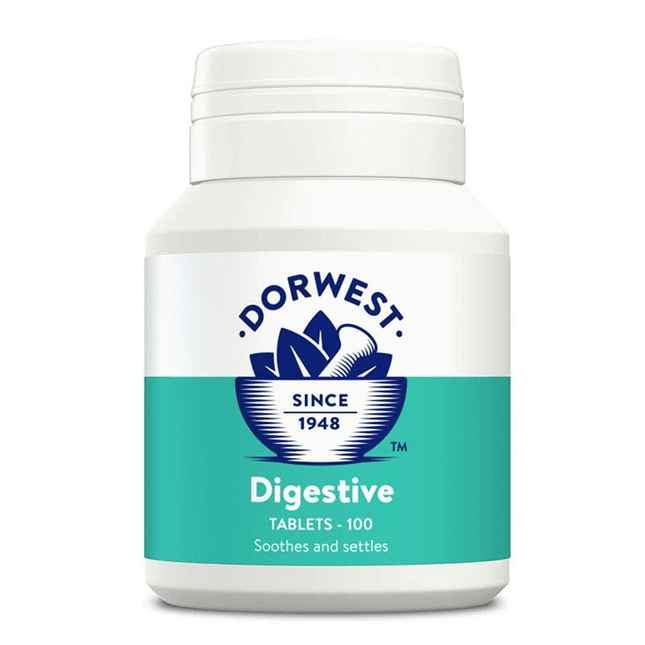 Dorwest Digestive Tablets 100 stuks voor honden