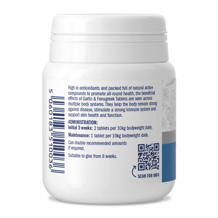 Dorwest Knoflook & Fenegriek Tabletten voor Honden