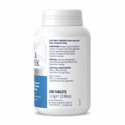 Dorwest Knoflook & Fenegriek Tabletten voor Honden