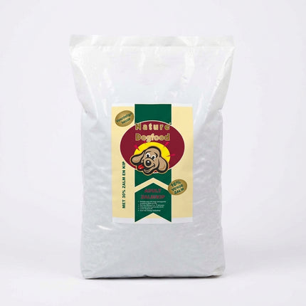 Een zak hondenvoer van Nature dog Food Classic van 15 kg