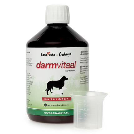 DarmVitaal — vloeibare Bokashi voor honden | Sana-Vesta x Calapo