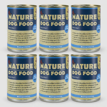 Nature-dog-food-monoproteine-natvoer-voor-honden-zalm-tray