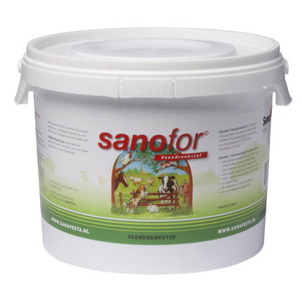 emmer van 2500 gram Sanofor Veendrenkstof voor honden en katten