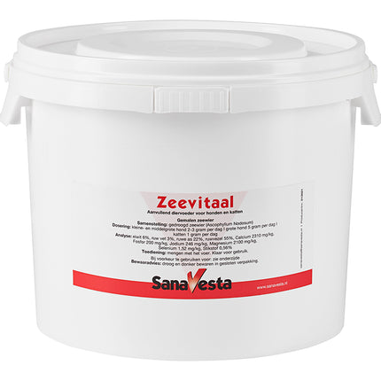 Emmer met Zeevitaal Zeewier voor honden van 3 kg