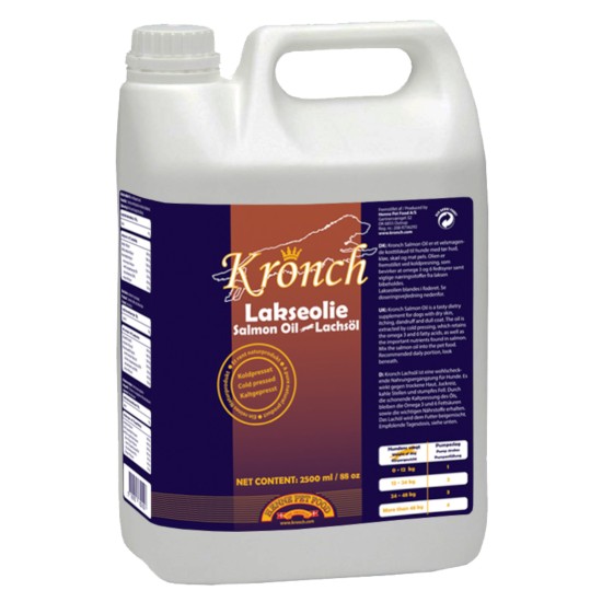 Kronch Zalmolie voor honden Kronch Zalmolie voor honden