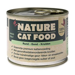 Nature Cat Food - Rund, Eend & Kruiden