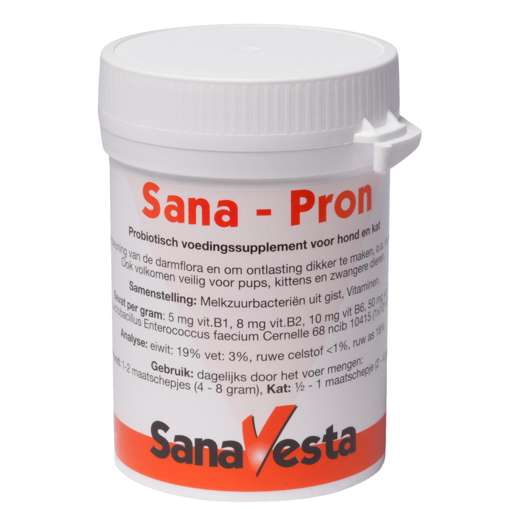 Probiotica voor hond en kat - Sana-Pron