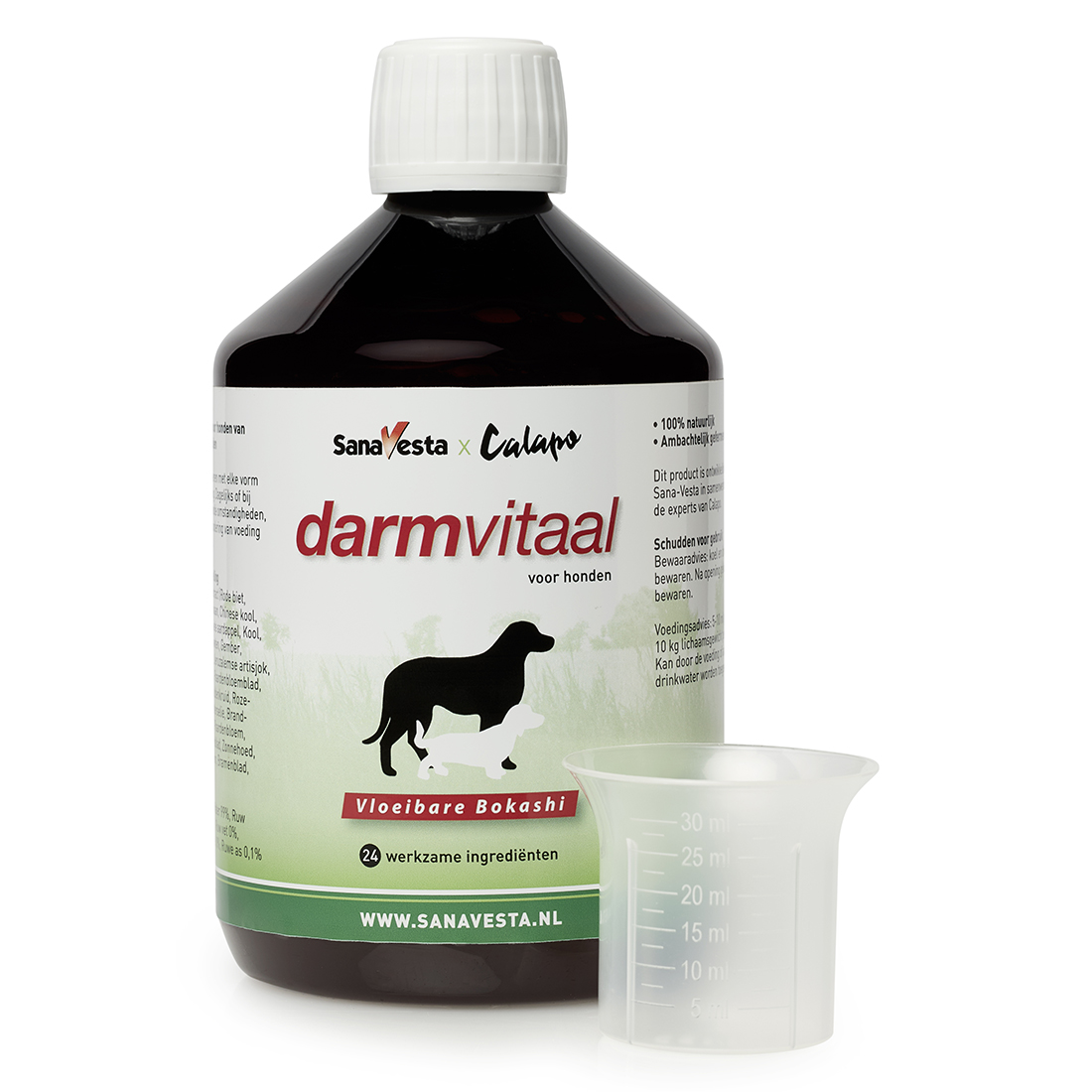 Ondersteunt de darmflora en natuurlijke weerstand van binnenuit DarmVitaal Bokashi voor Honden
