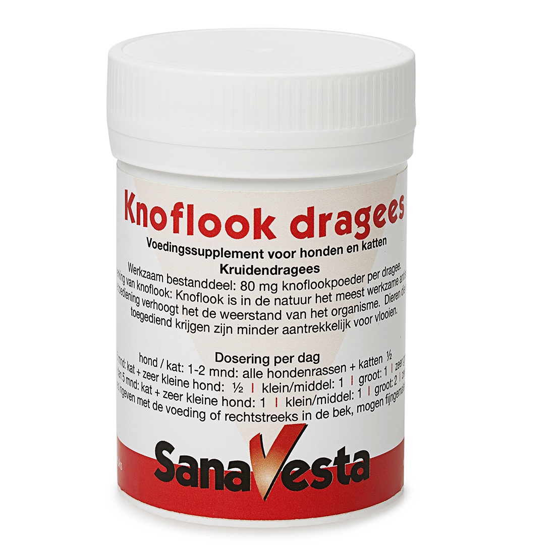 Knoflook voor honden en katten - Sana-Vesta Knoflookdragees