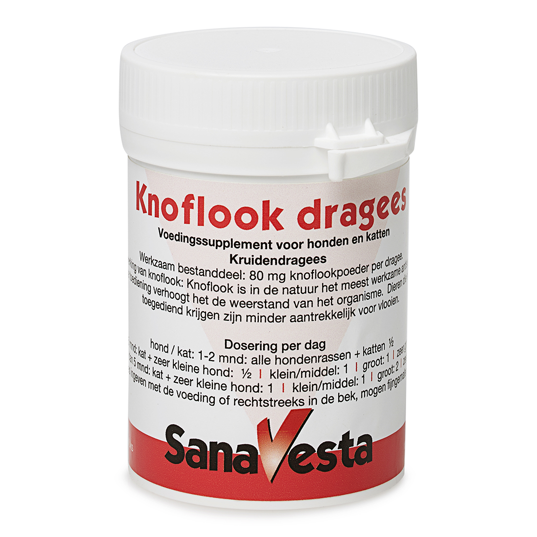 Knoflook voor honden en katten - Sana-Vesta Knoflookdragees