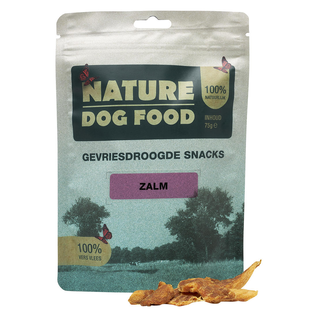 Gevriesdroogde snacks voor honden van Zalm