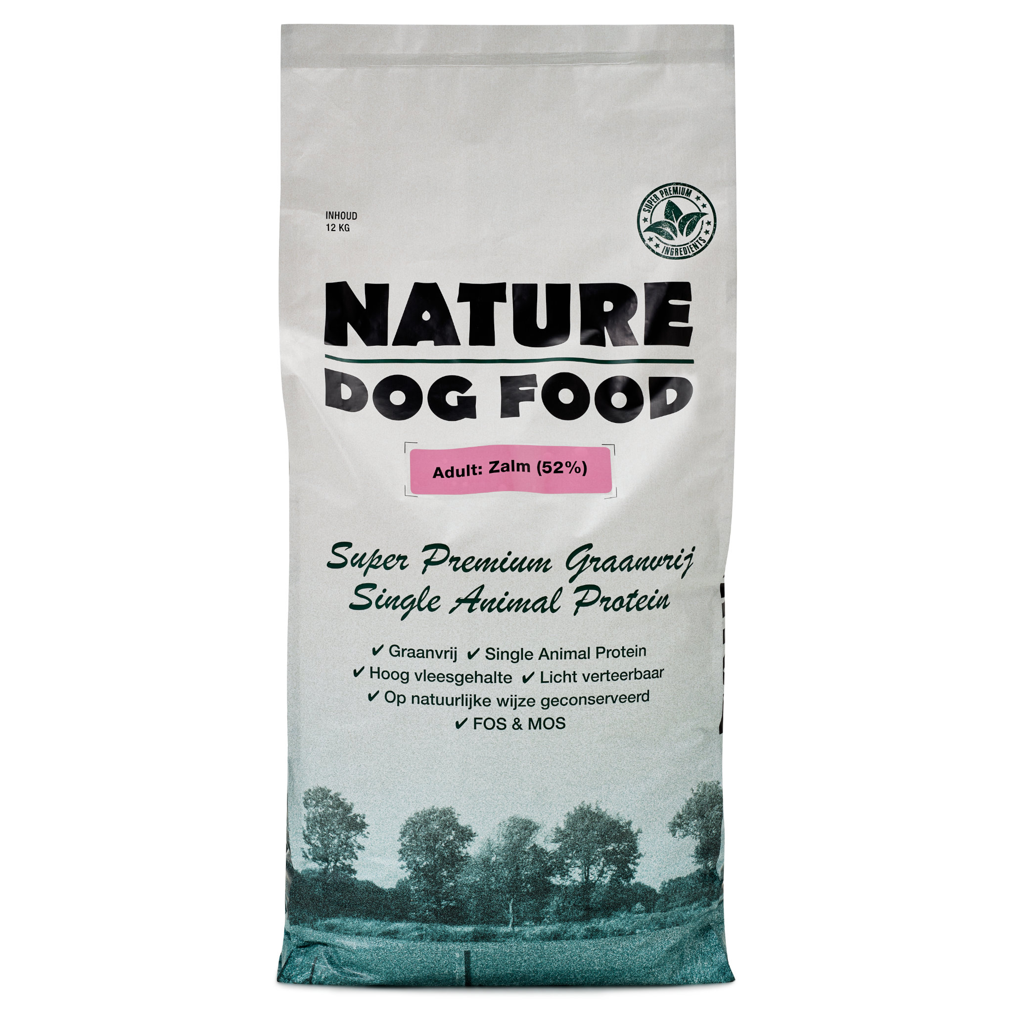Graanvrij hondenvoer met zalm - Nature Dog Food